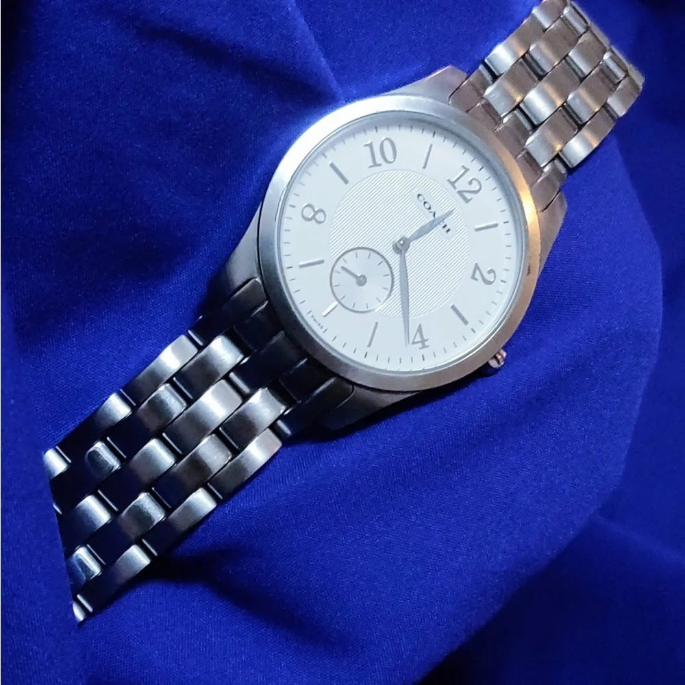 Coach Harrison Swiss Classic Small Second 40mm Men's Watch